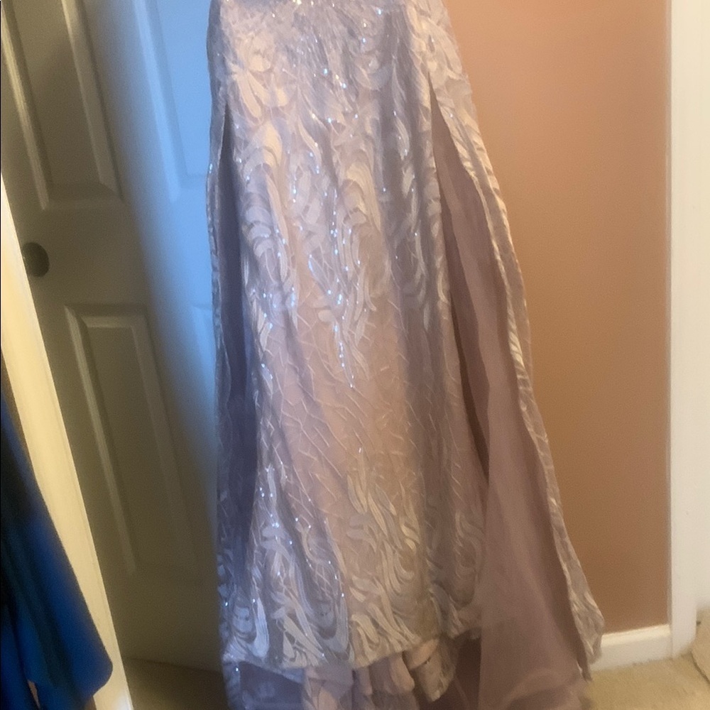 Spring Shimmering Lavender Evening Dress - Picture 2 of 8